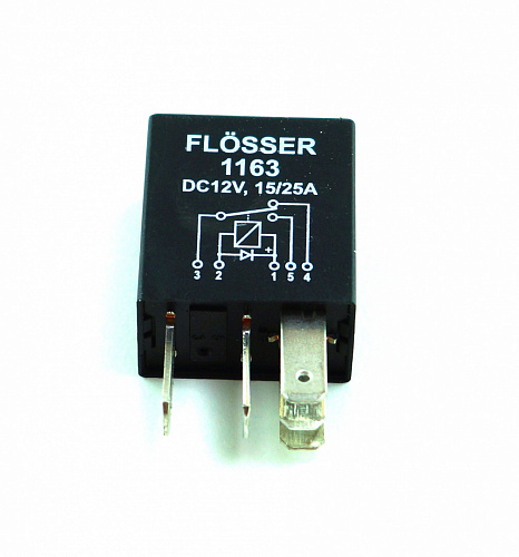 Реле 12V 15/25А 1163 Flosser 5 контактов