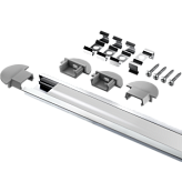 Профиль врезной с экраном Navigator NPR-03-SET (2000х22х7мм) (комплект)