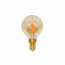 Лампа филаментная светодиодная "шар" OSRAM 1906 CP35 4W 410lm 2400К E14 золотистая 1 Повреждение упаковки