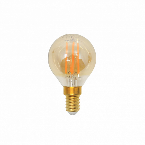 Лампа филаментная светодиодная "шар" OSRAM 1906 CP35 4W 410lm 2400К E14 золотистая 1 Повреждение упаковки