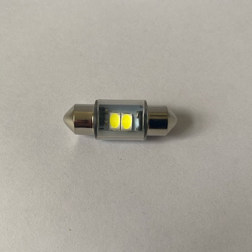 Светодиодная лампа C5W (T11x31) 12V 3030 2 SMD LED White 