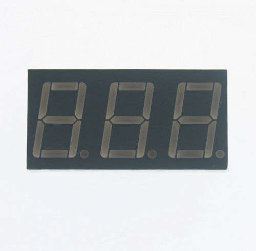 Светодиодный индикатор LED Y 3DIG CA FYT-5631AUY-21