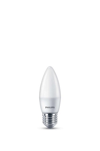 Лампа "свеча" Philips Essential LED 6W 620lm E27 840 B35FR