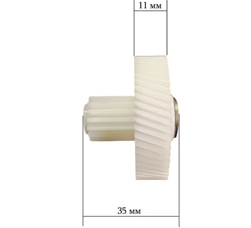Шестерня Мясорубки РОТОР ДИВА №1 (33), прямой зуб