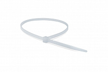 Стяжка IEK ХП1 2.5х110 (100шт.) с табличкой 20х13мм,белая 