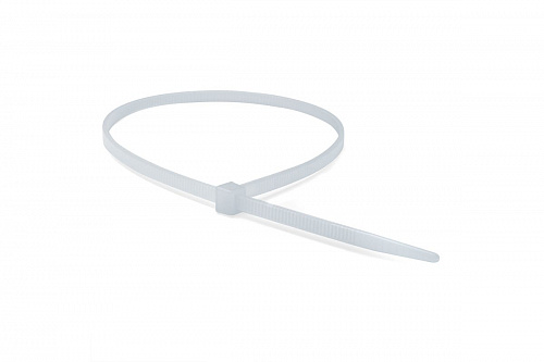 Стяжка IEK ХП1 2.5х110 (100шт.) с табличкой 20х13мм,белая 