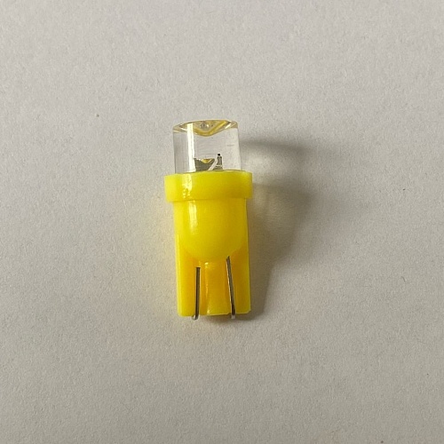 Светодиодная лампа T10 (W5W) 12V 1 LED Orange
