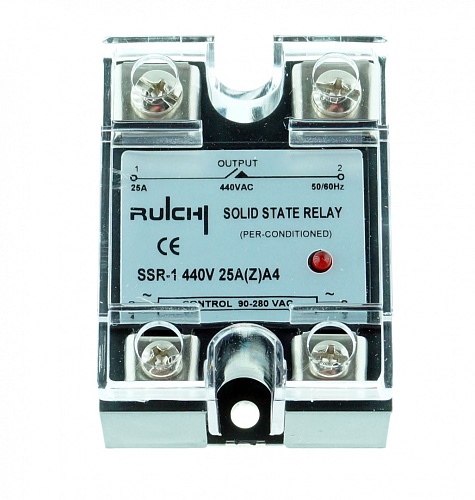 Реле твердотельное SSR-1 440V 25A (Z) A4 (90-280V)