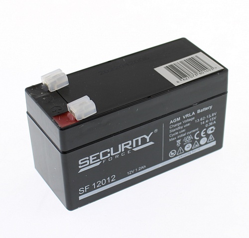 Аккумулятор свинцово-кислотный Security Force SF 12012 (12V, 1.2Ah)