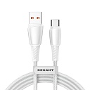 Шнур USB-A (шт) - USB type C, 100Вт , 1,0м Rexant белый Power Delivery