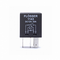 Реле 12V 25A 1143 Flosser 4 контакта 