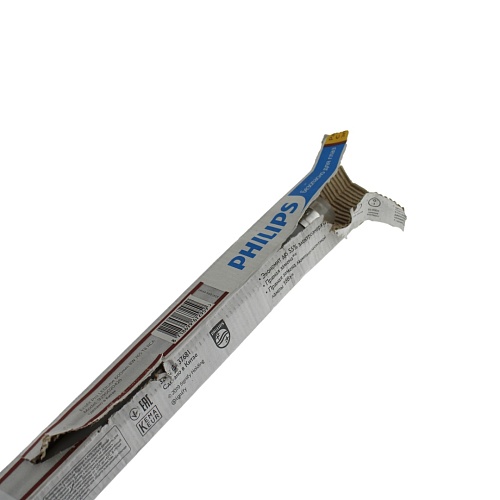 Лампа Philips Ecofit Pro LED T8 8W 765 0.6m 230V G13 1 Повреждена упаковка и отсутствует стартер