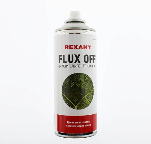Аэрозоль Rexant Flux Off (400мл) очиститель печатных плат от флюса