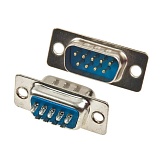 DB-9M вилка на кабель, Разъём