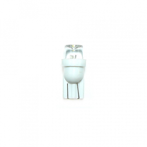 Светодиодная лампа T10 (W5W) 12V 1 LED White 