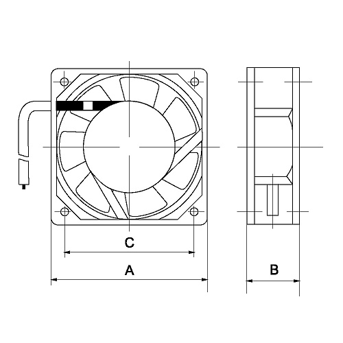 Вентилятор Tidar RQD 6015MS 60x60x15мм 0,11A 12V