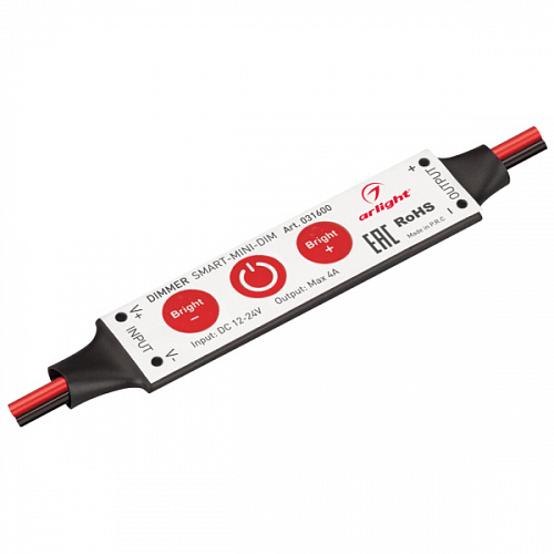 Диммер SMART-MINI-DIM (12-24V, 1x4A)
