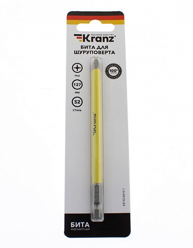 Бита для шуруповерта PH2х127 мм (1 шт./уп.) Kranz