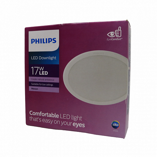 Светильник Philips 59466 MESON 150 17W WH recessed LED (17Вт, 1300Лм, 4К) 1 Повреждена упаковка