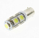 Светодиодная лампа T4W (BA9s) 24V 5050 9 SMD LED White Lumen