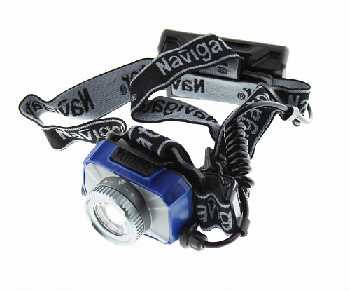 Светодиодный налобный фонарь Navigator NPT-H18-ACCU CREE 10 Вт, Li-ion 3.7В 2Ач