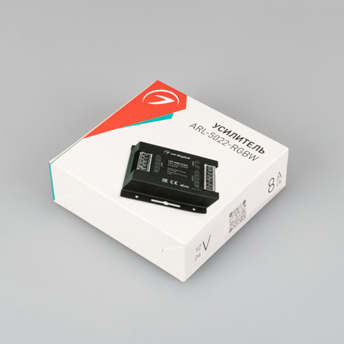 RGBW-усилитель ARL-5022-RGBW (12-24V, 4x8A, 384-768W)
