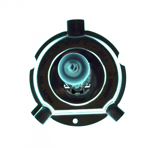 Галогенная лампа головного света H19 Philips LongLife EcoVision 3100K 12V 60/55W PU43t-3 12644LLC1