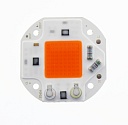 Светодиодная матрица «прямого включения» для растений ST 20W FITO COB (220V, 900lm, 450nm 655nm, 54x54mm)