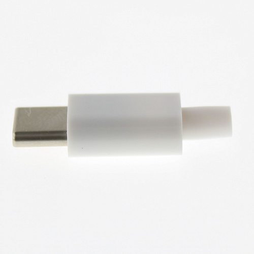 USB3.1 TYPE-C штекер на кабель ( белый), Разъём