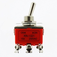 Тумблер KN1321 (E-TEN1321) on-on 15A 6P