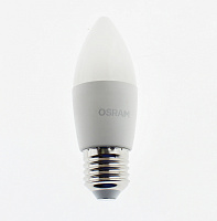 Лампа "свеча" светодиодная OSRAM LED Star 9Вт, 806лм, 6500К, E27 (замена 75Вт) Осн ср