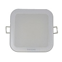 Светильник квадратный Philips DN027B G2 7W 220-240V L100 RU (7Вт, 600Лм, 6.5К) Без упак, потертости на корпусе