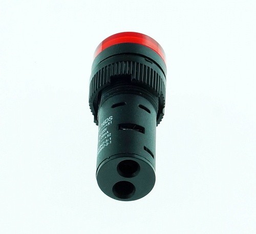 Индикатор ARG2-16FP-W-R220 (AR-AD16-16DS) красный ~220В