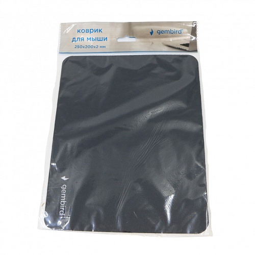 Коврик для мыши Gembird MP-BLACK (220х180х1мм)