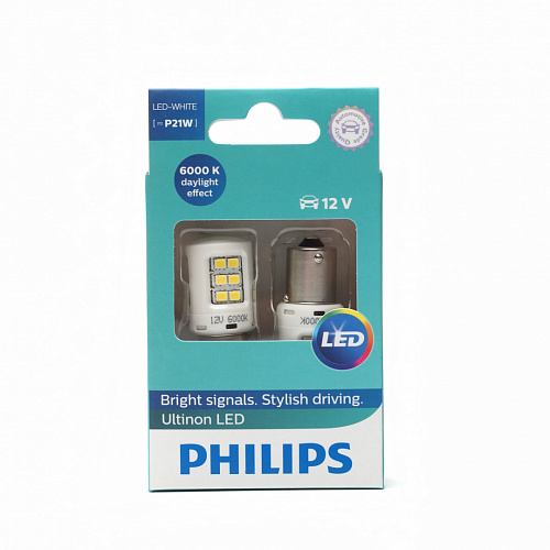 P21W Philips Ultinon LED White 12V 11498 ULWX2   