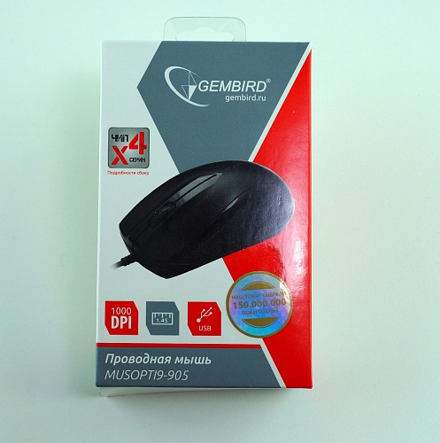 Проводная мышь Gembird MUSOPTI9-905U, USB