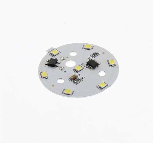 Светодиодная матрица "прямого включения" IC 3W 6000К smd5730 (220V, 250lm, 7LED, d=40mm)