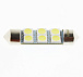 Светодиодная лампа C5W (T11x39) 24V 5050 6 SMD LED White Lumen