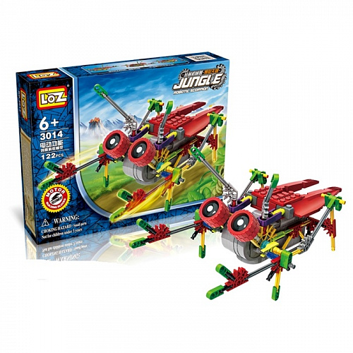 Loz-3014 Робот "Цикада", 122 деталей