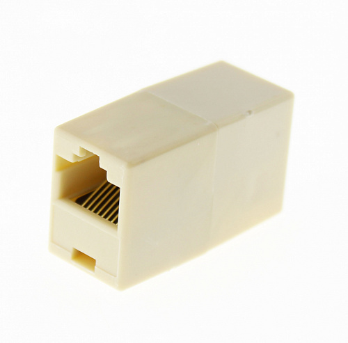 Переходник (8P8C) RJ45 гнездо - RJ45 гнездо