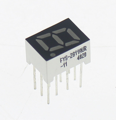 Светодиодный индикатор LED R 1DIG CA FYS-2811AUR-11