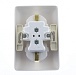 Розетка 2-ая с/у с з/к Schneider Electric ХИТ 250V 16A белый