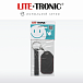 Чехол для брелока метки Lite-Tronic (черная кожа, красная окантовка)  Чехол для брелока метки Lite-Tronic (черная кожа, красная окантовка)