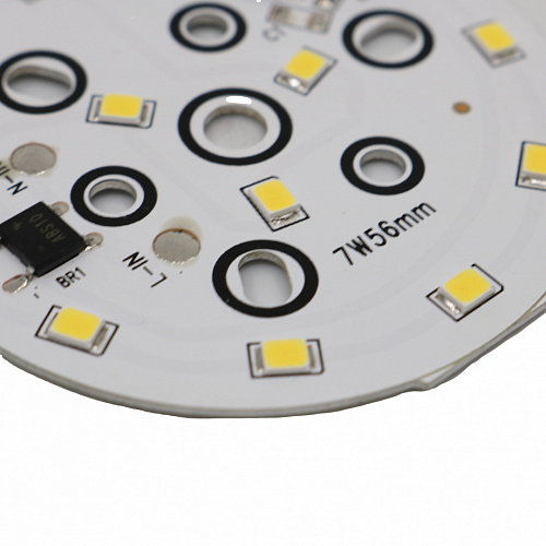 Светодиодная матрица "прямого включения" IC 7W 6500K smd5730 (220V, 600lm, 11LED, d=56mm)