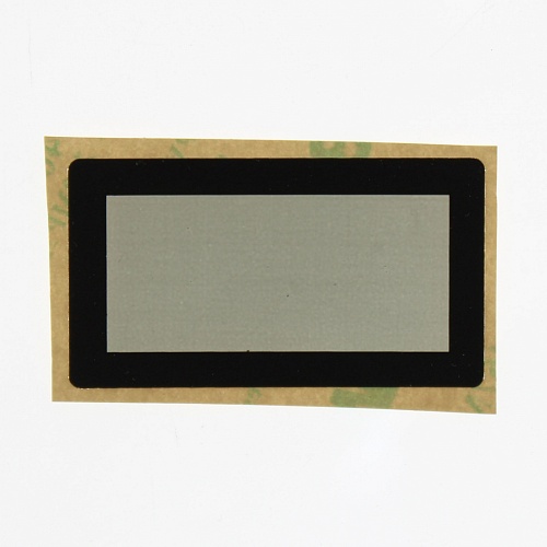 FFS45x25B-37x17M (Лицевая панель черная 45х25мм, тонированное окно 37х17мм) для сер.STH0014,SVH0043