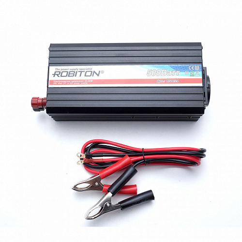 Инвертор 24/220V 500W Robiton R500 с USB выходом 