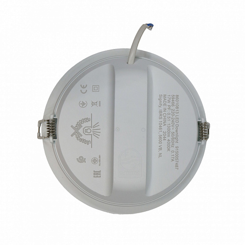 Светильник Philips 59466 MESON 150 17W WH recessed LED (17Вт, 1300Лм, 4К) 1 Повреждена упаковка