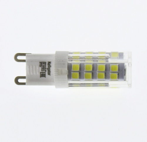 Лампа Navigator NLL-P-G9-5-230-6.5K (аналог 40Вт, 440лм, белый холодный)