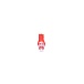 Светодиодная лампа T5 (W1.2W) 12V 1 LED Red 