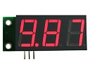 SVH0001R-10 (9,99В, постоянный ток, красный) вольтметр